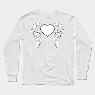 Heart with Wings Long Sleeve T-Shirt